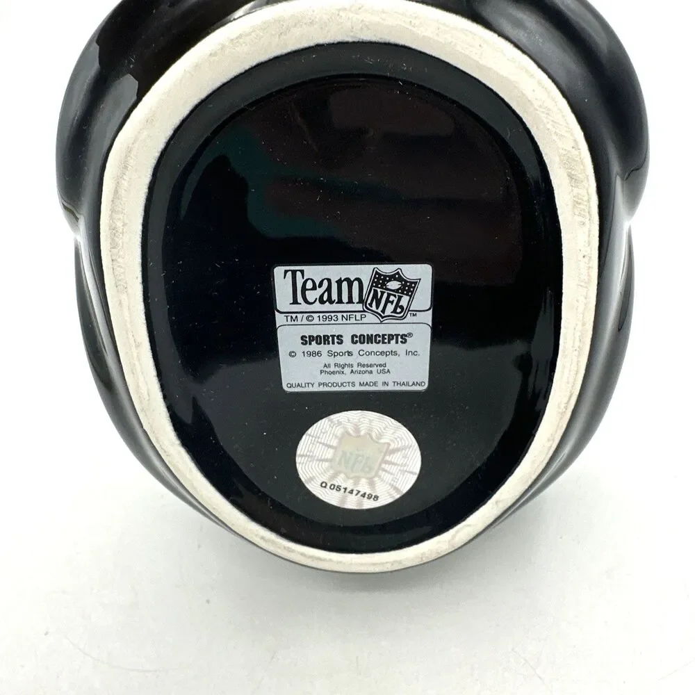 Baltimore Ravens Ceramic Helmet Planter, Caddy, Pencil Holder Black NEW
